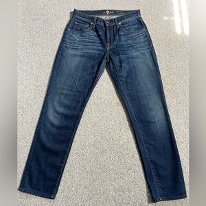 7 For All Mankind “Relaxed Skinny” jeans.  Size 27